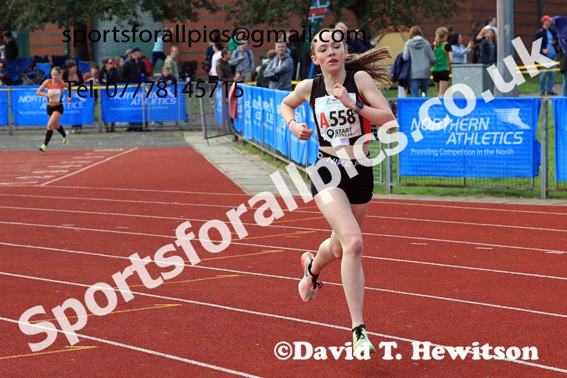 Girls Under-15s, 2024 Northern Mens 6 and Womens 4 and Youngsters Relays, Stanley Park, Blackpool.  Photo: David T. Hewitson/Sports for All Pics